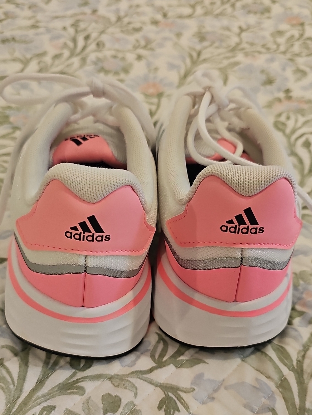 adidas Women's, White and Pink Athletic Sneakers, Size 9, Never Worn